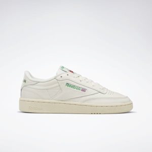 Reebok Club C 85 Vintage Turnschuhe Damen - Grün/Weiß/Rot - DE 174-GAI